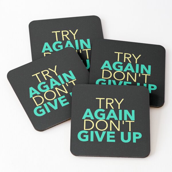 Item preview,  Quote Try Again Don't Give Up designed and sold by storefunnypets.