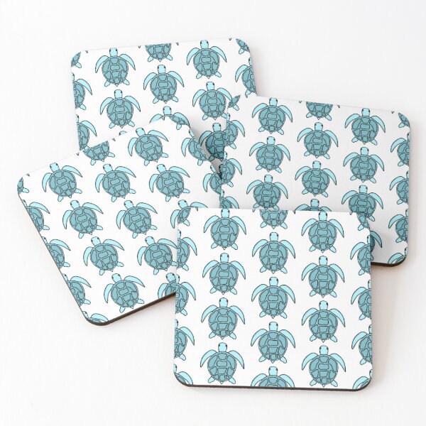 Item preview, Super Adorable And Cute Light Blue Turtle designed and sold by Barolina.