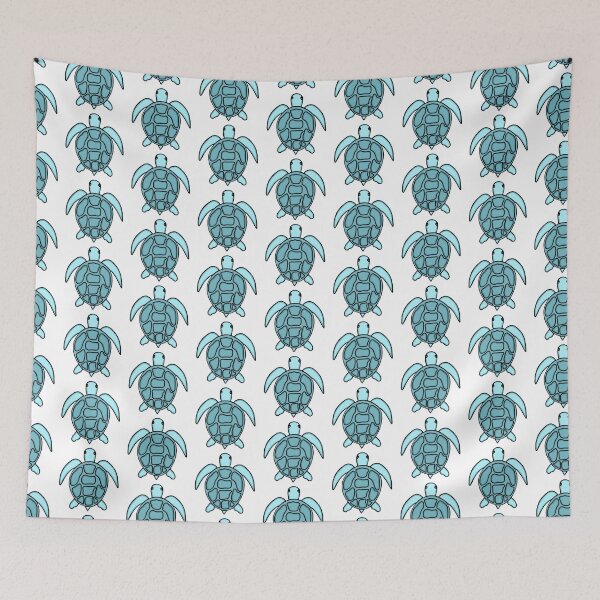 Item preview, Super Adorable And Cute Light Blue Turtle designed and sold by Barolina.
