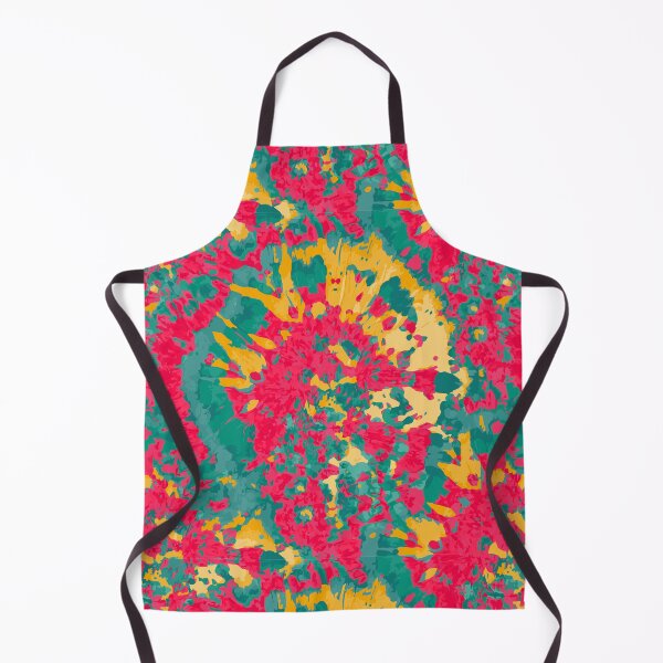 Item preview, Beautiful Red, yellow & green rainbow tie dye print designed and sold by RSDigitalPrintDesign.