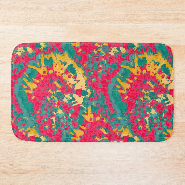 Item preview, Beautiful Red, yellow & green rainbow tie dye print designed and sold by RSDigitalPrintDesign.