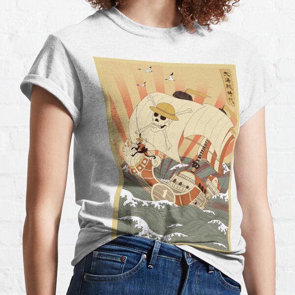 Thousand Sunny no.1 One Piece Black Tee - Onepiecefans Store