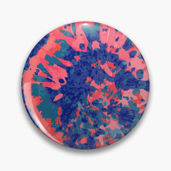 Item preview, Red & Blue colorful tie dye print designed and sold by RSDigitalPrintDesign.