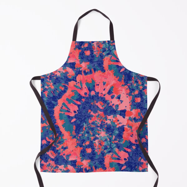 Item preview, Red & Blue colorful tie dye print designed and sold by RSDigitalPrintDesign.