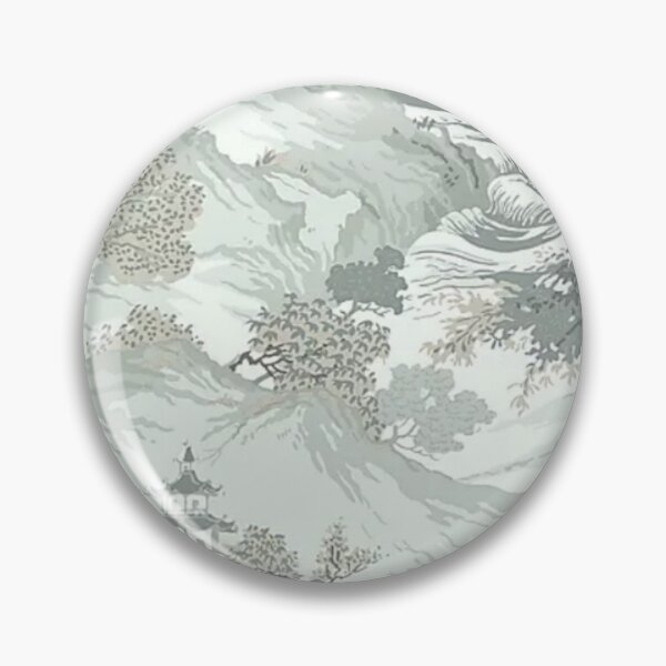 Item preview, Shades of Green Oriental Landscape designed and sold by WearWolfDesigns.