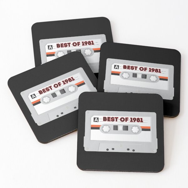 Item preview, Vintage Cassette Tape Best Of 1981 40th Birthday Gift designed and sold by ZenCloak.