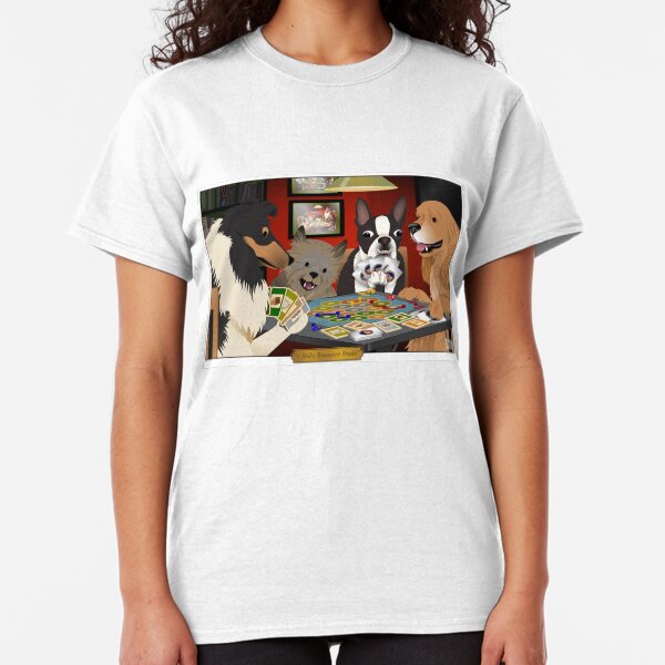 Dogs Playing Settlers of Catan Classic T-Shirt