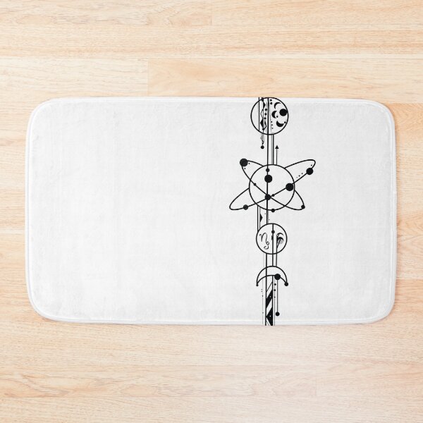 Item preview, Capricorn stars, zodiac sign space tattoo minimalism designed and sold by Darikdark.
