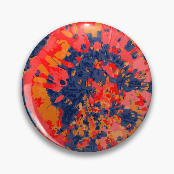 Item preview, Red, orange & blue colorful tie dye designed and sold by RSDigitalPrintDesign.
