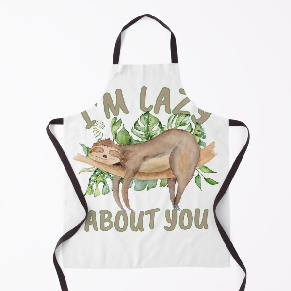 Item preview, Sloth Lazy About You Pun Funny Sleepy Quote designed and sold by KatesFunnyArt.