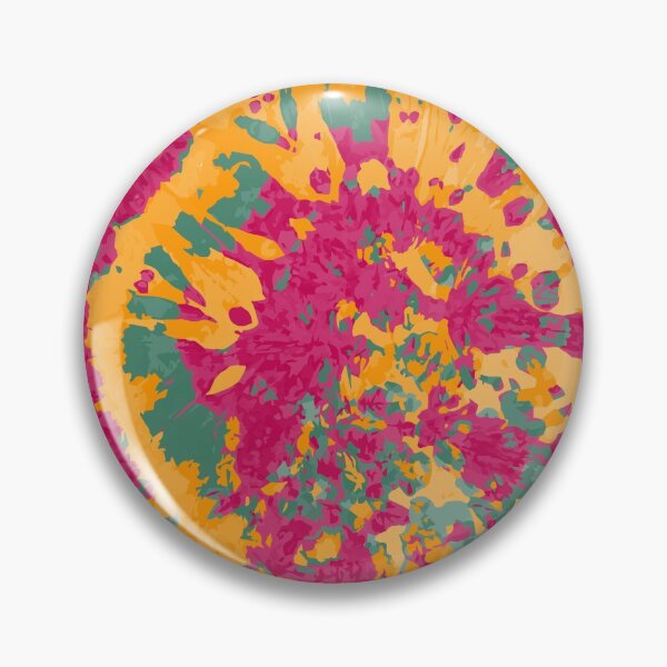 Item preview, Yellow, Green & pink spiral tie dye designed and sold by RSDigitalPrintDesign.