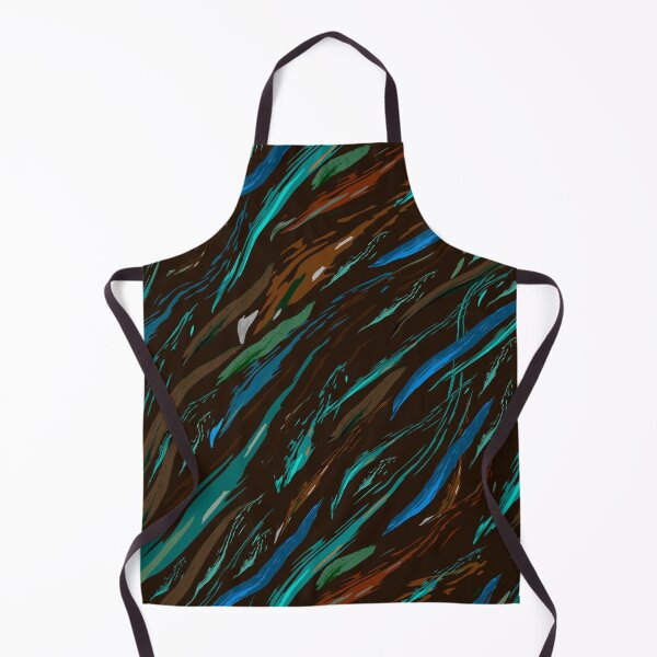 Item preview, Multicolored brushstroke on black background designed and sold by IrinaIkar.