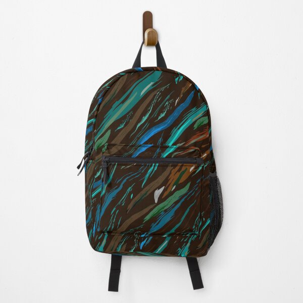 Item preview, Multicolored brushstroke on black background designed and sold by IrinaIkar.