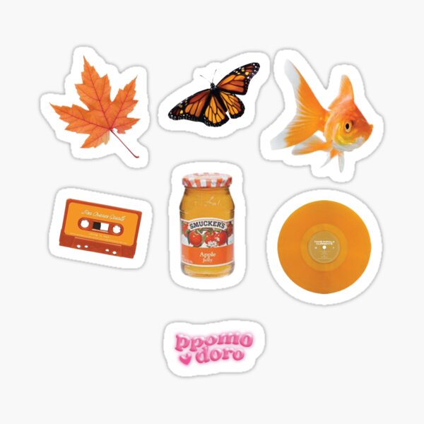 ORANGE STICKER PACK! Sticker