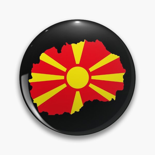Item preview, North Macedonia Flag and Map designed and sold by Laffinch.