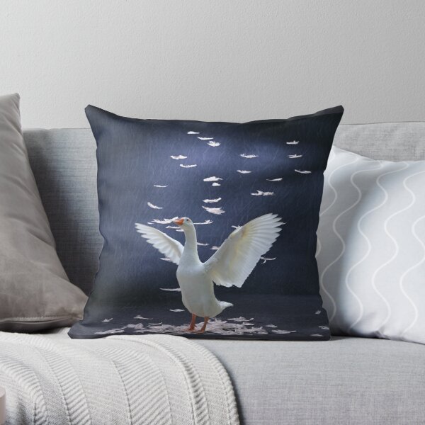 Goose Down Pillow Forsale Throw Pillow