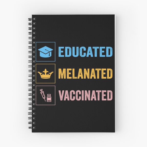 Item preview, Educated Melanated Vaccinated designed and sold by AmethystMurad.