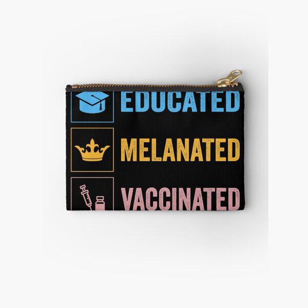 Item preview, Educated Melanated Vaccinated designed and sold by AmethystMurad.