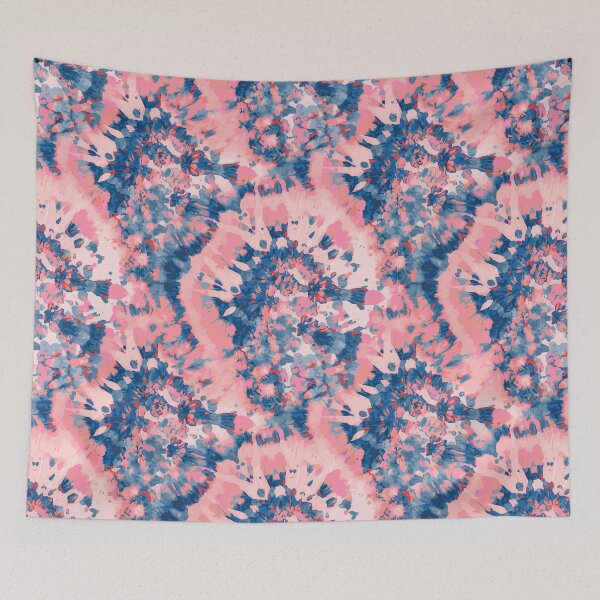 Item preview, Beautiful Soft Blue & Pink tie dye designed and sold by RSDigitalPrintDesign.