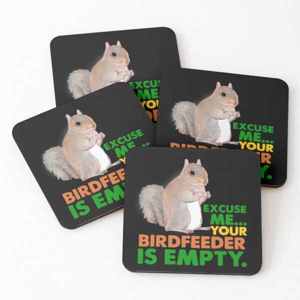 Item preview, SQUIRREL FEEDER NOTICE designed and sold by THE AMERICAN TEEVANGELIST.