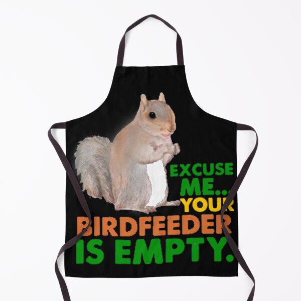 Item preview, SQUIRREL FEEDER NOTICE designed and sold by THE AMERICAN TEEVANGELIST.