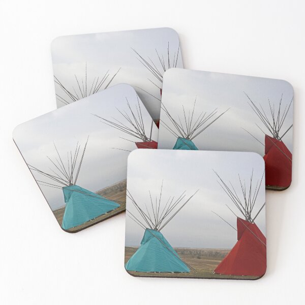 Item preview, Red and Blue Tipi designed and sold by Whisperingpeaks.