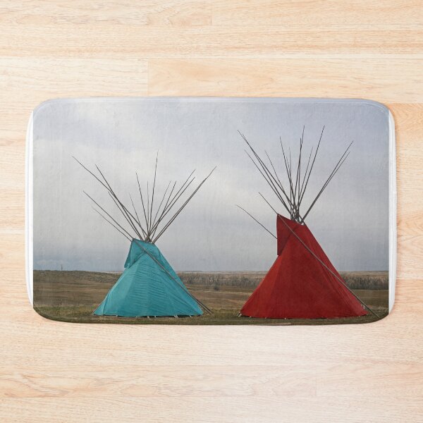 Item preview, Red and Blue Tipi designed and sold by Whisperingpeaks.