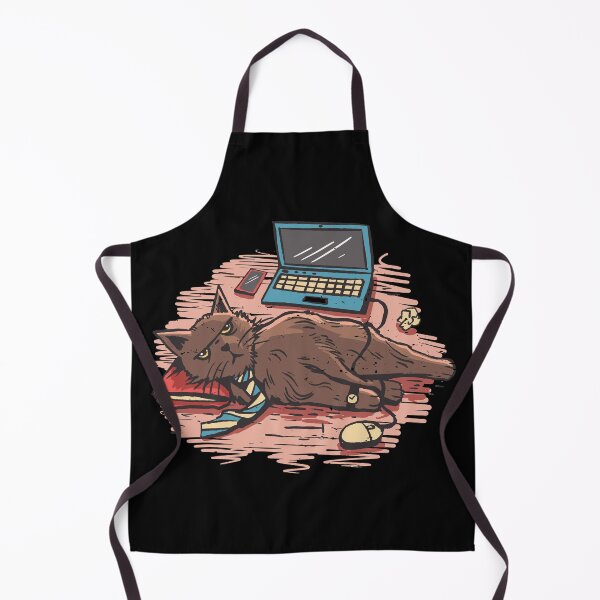 Item preview, Work From Home Cat designed and sold by Hoiho Adventure Shirts.