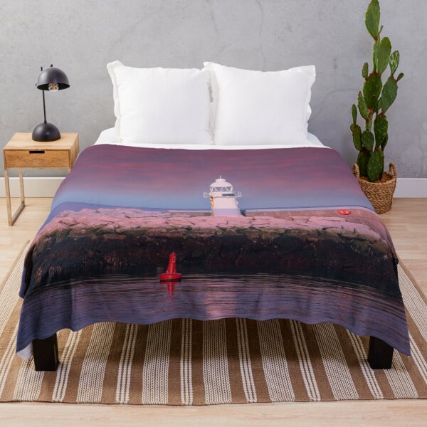 Item preview, Brixham breakwater lighthouse at sunrise designed and sold by rawshutterbug.