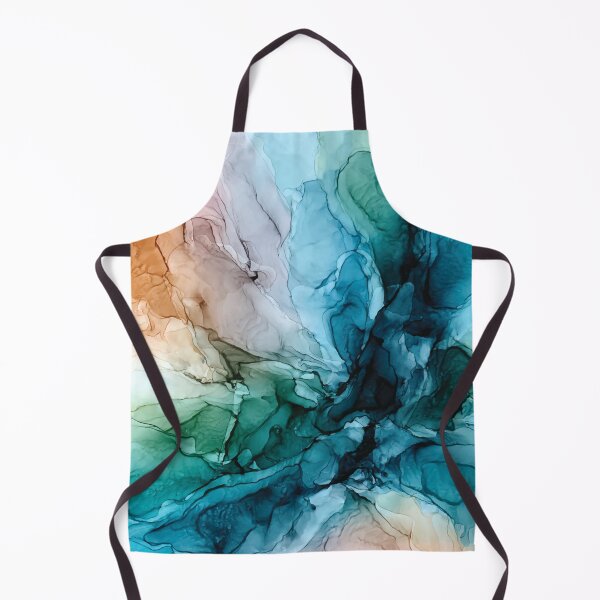Item preview, Salty Shores Colorful Abstract Painting designed and sold by Elizabeth Karlson.