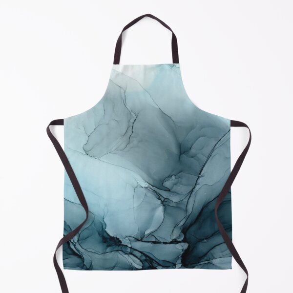 Item preview, Blue Ocean Fog Abstract Gradient Painting designed and sold by Elizabeth  Karlson.