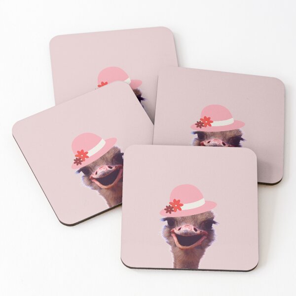 Item preview, Miss ostrich - Cute pink ostrich designed and sold by Theleochick.