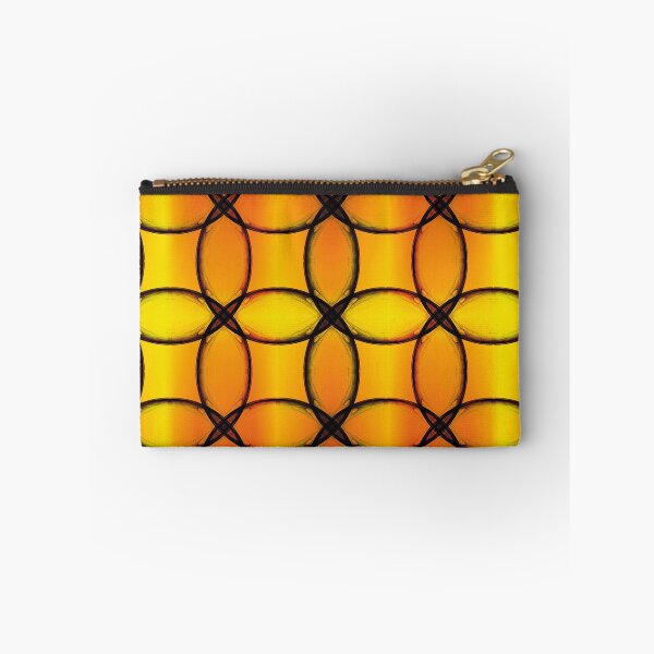 Item preview, Fiery Stained Glass Pattern in Orange and Yellow designed and sold by BoundedChaos.