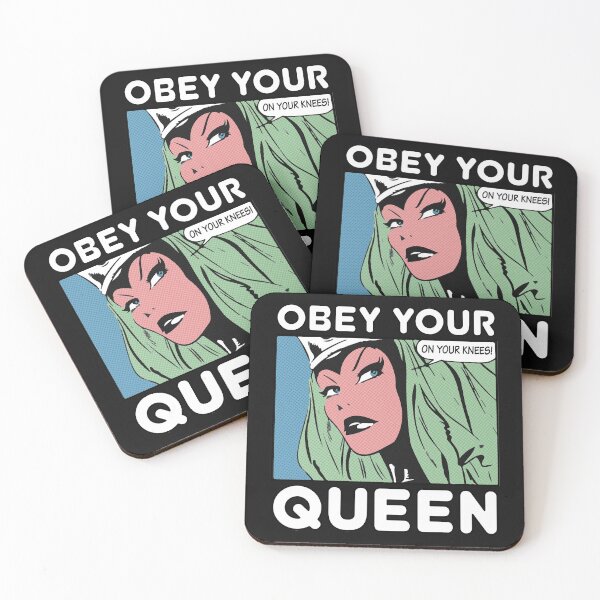 Item preview, Obey Your Queen Comic Style designed and sold by Beijo-Vertical.