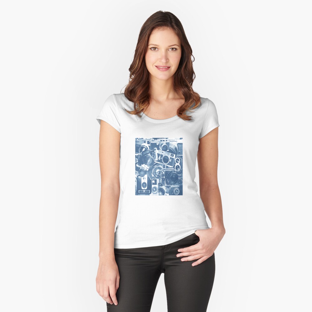 Item preview, Fitted Scoop T-Shirt designed and sold by strayfoto.