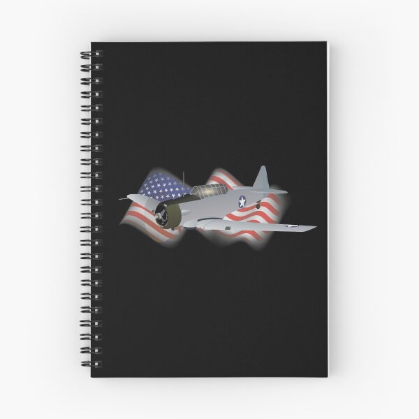 Item preview, T-6 Texan WW2 Trainer Aircraft with American Flag designed and sold by NorseTech.