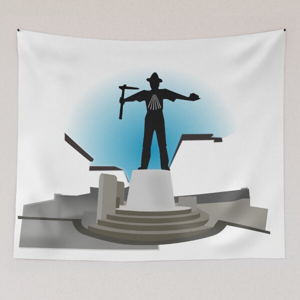 Item preview, Tin Man Redruth Town Cornwall Art designed and sold by MangojellyLabs.