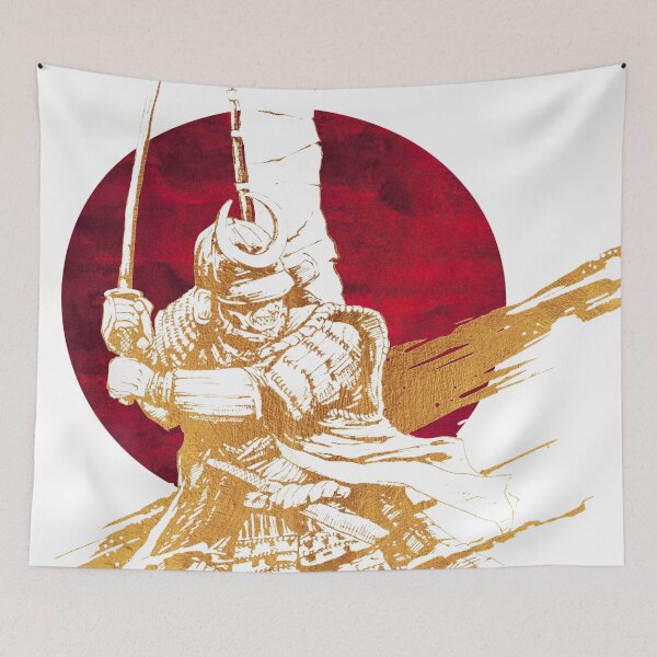 Item preview, Samurai Warrior - Japanese Design designed and sold by JackMoreh.