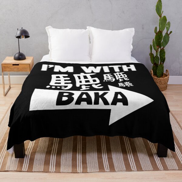 Item preview, I'm With Baka | Japanese Insults designed and sold by nihontees.