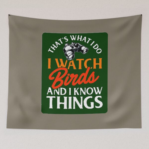 Item preview, I WATCH BIRDS designed and sold by THE AMERICAN TEEVANGELIST.