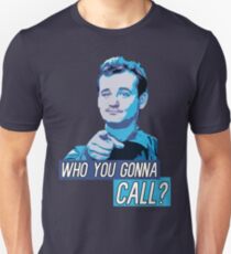 Camiseta ajustada ¿A quien vas a llamar? Cazafantasmas!