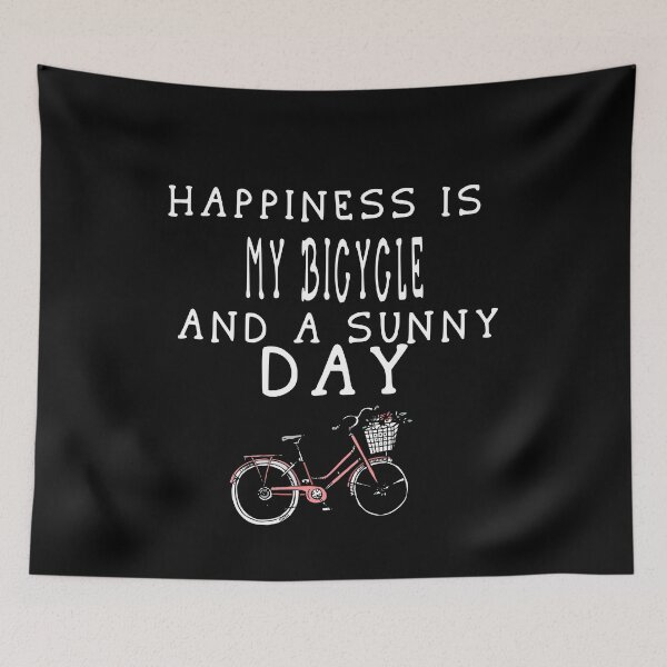 Item preview, Happiness is my bicycle and a sunny day designed and sold by hicham4you.