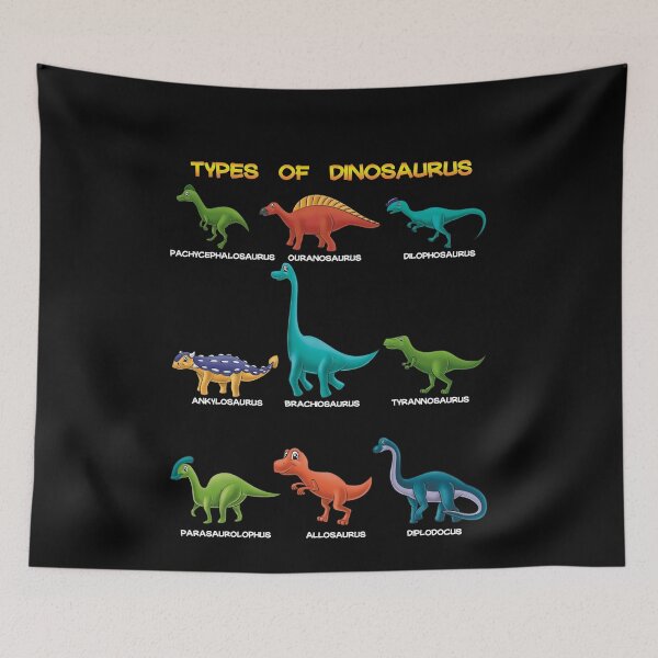Item preview, Types Of Dinosaurs Gift Shirt - Dino Identification Tee Kids designed and sold by funkbereit.