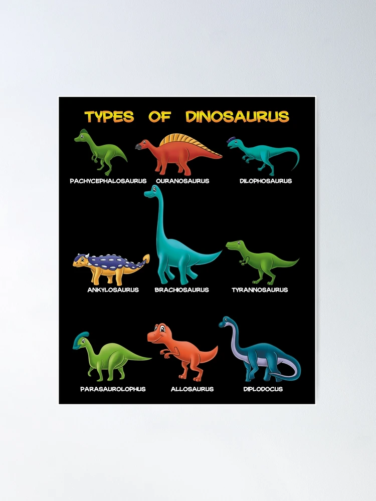 Dinosaur, cool wall art for kids and adults alike Art Print by AlphaPod