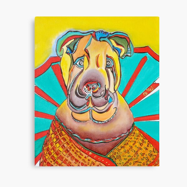 Beach Dog Canvas Print