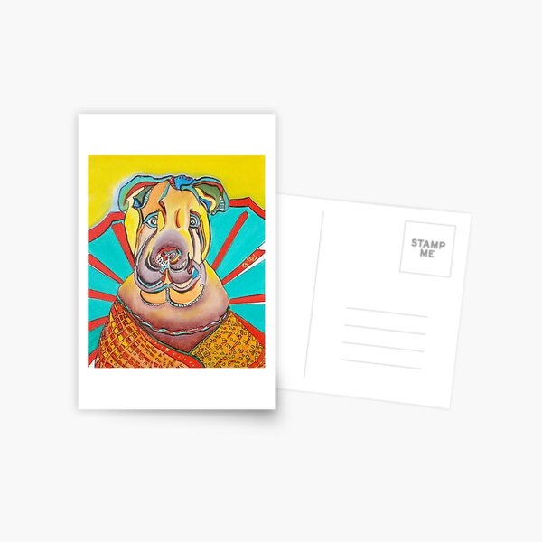 Beach Dog Postcard