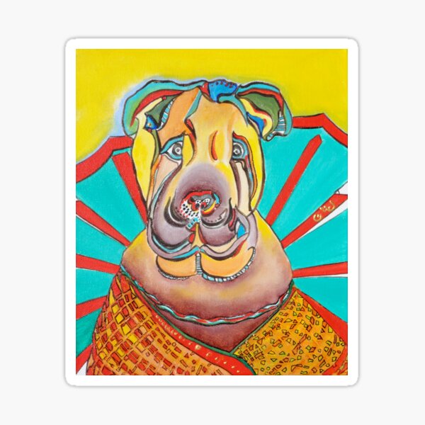 Beach Dog Sticker