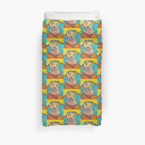 Beach Dog Duvet Cover