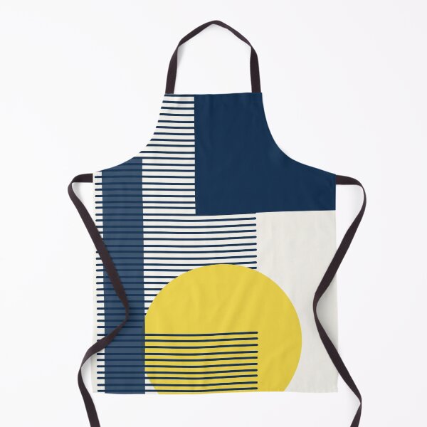 Artikelvorschau, Streifen und Formen in Schwarz, Weiß und Gelb, minimalistisches, geometrisches, elegantes Design entworfen und verkauft von missmarilee.
