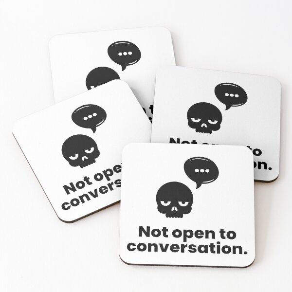 Item preview, Not Open to Conversation for Introverts designed and sold by designwolf-in.